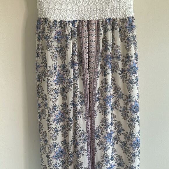 Lily Rose Floral Spaghetti Strap Maxi Dress Size M - Picture 3 of 7